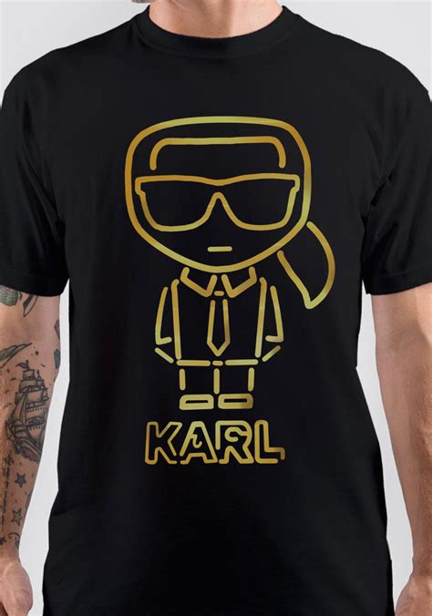karl lagerfeld graphic t shirt